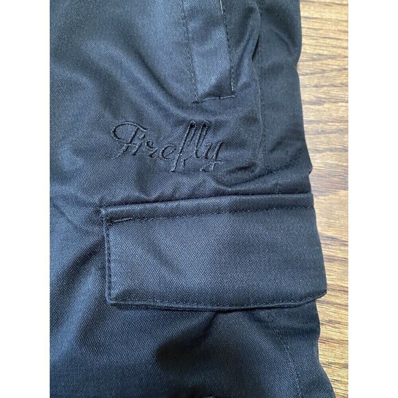 FireFly Bib Overall Youth Size S/P Aquabase Elite Kids Black Snow Ski Pants - Picture 8 of 16